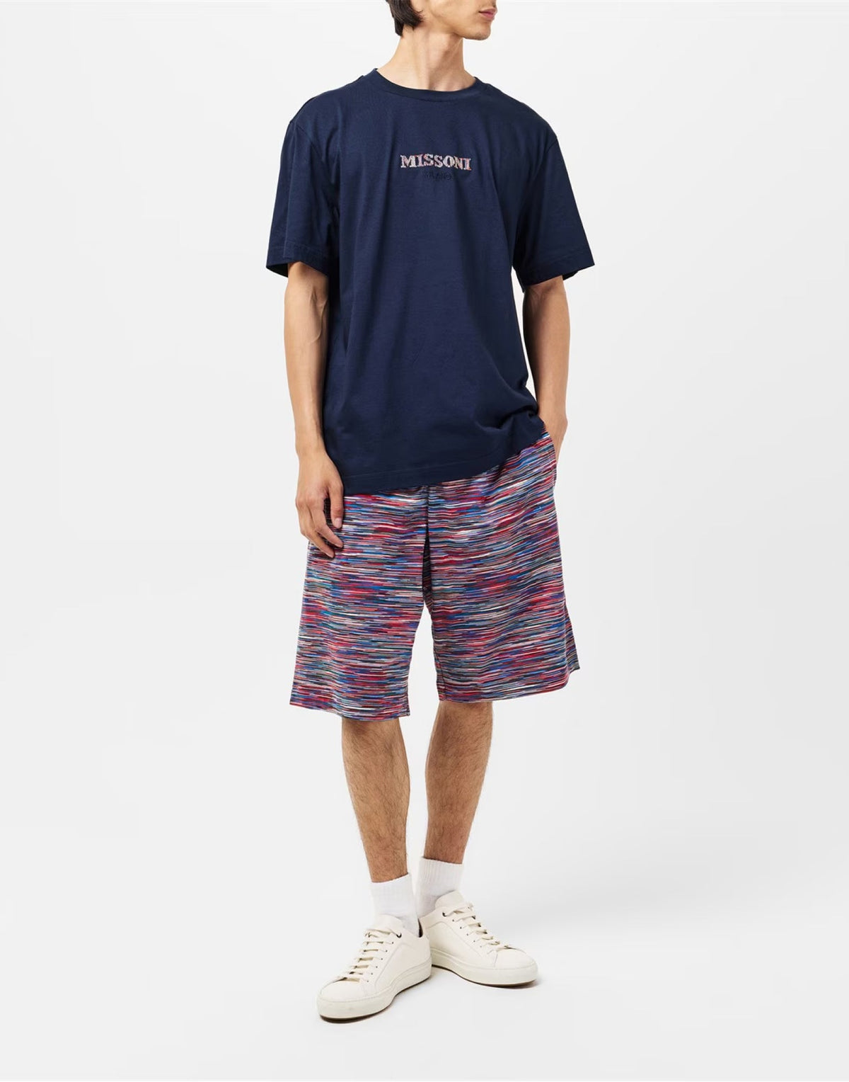 MISSONI Stripped Jogger Shorts