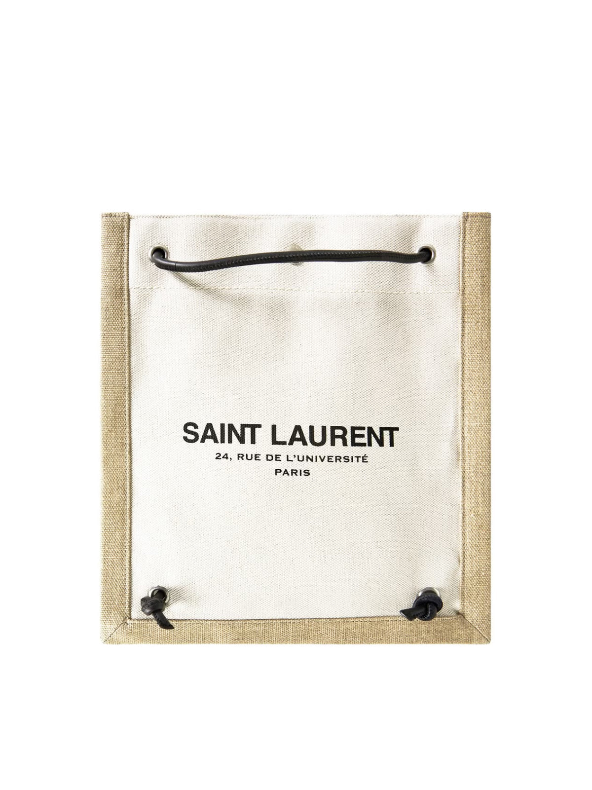SAINT LAURENT Universite Logo Flat Crossbody Bag