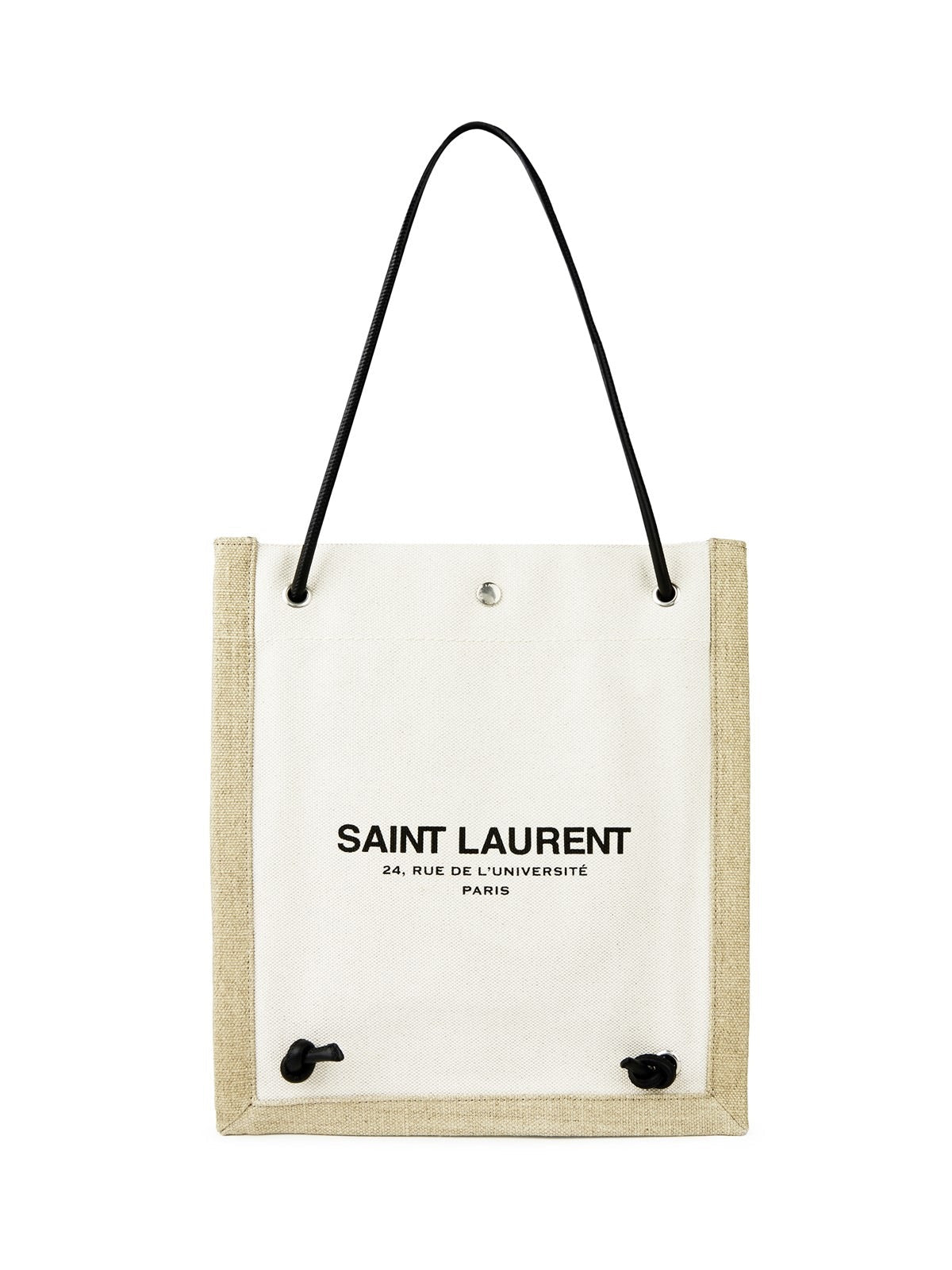 SAINT LAURENT Universite Logo Flat Crossbody Bag